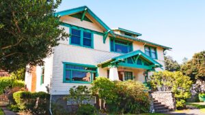 Northern California home in spring