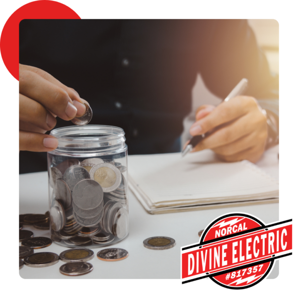 adding money to jar