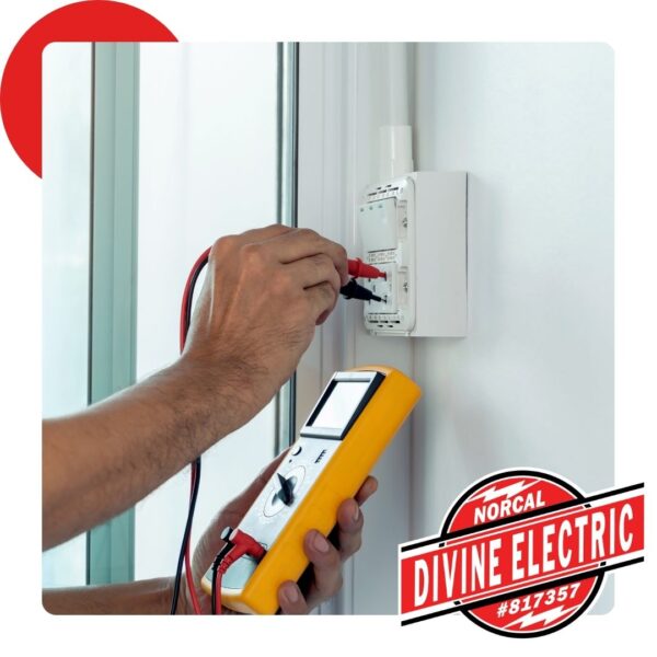 electrician evaluating home electrical system