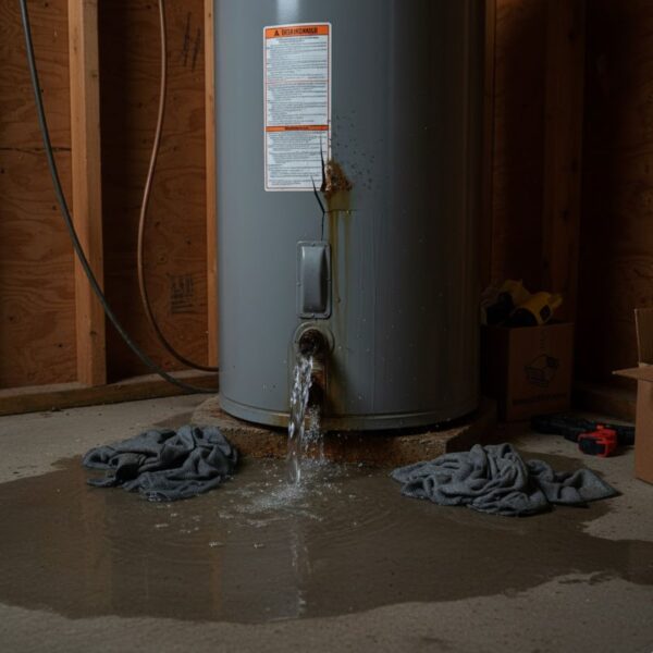 water heater leak