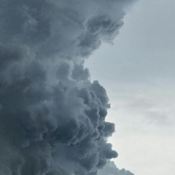 Dark storm clouds.